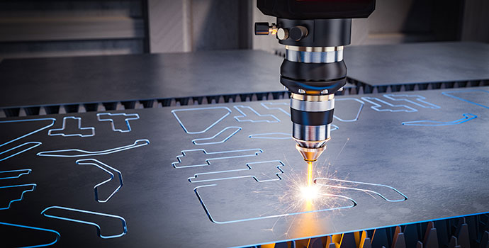 cnc laser machinery for metal cutting.